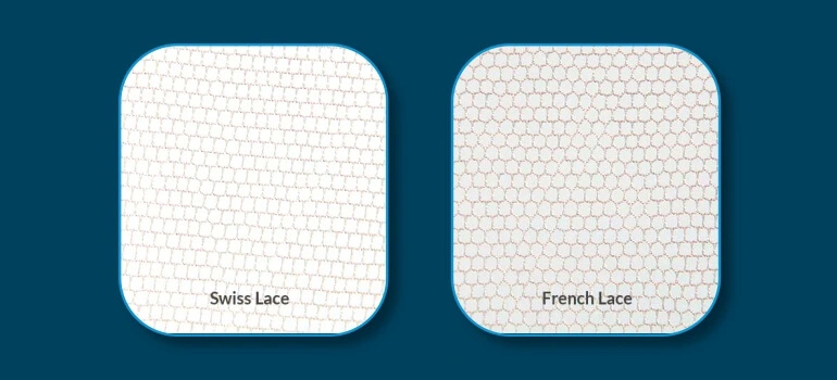 Swiss Lace And French Lace